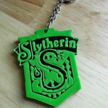 slytherin keychain gadget key ring harry poter 3d print model - Mito3D