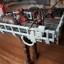 sm railing 2 sector mechanicus tabletop terrain walkways wargaming warhammer 40k wh40k zone mortalis toy_game_accessories 3d print model - Mito3D