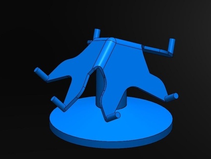 smaet phone stand 3d print model - Mito3D