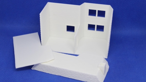 klein 1 144 Haus Puppenhaus Miniatur 1to144 3d print model - Mito3D
