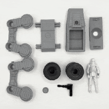 küçük maceralar mtv 7 oyun Yıldız Savaşları star savaşlar Kenner araç oyuncak araba imparatorluk Fırtına asker Yoda koleksiyon 3d print model - Mito3D