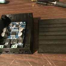 pequeña amperio caja aoshike tda7492p Bluetooth altavoz computadora accesorios audio 3d print model - Mito3D