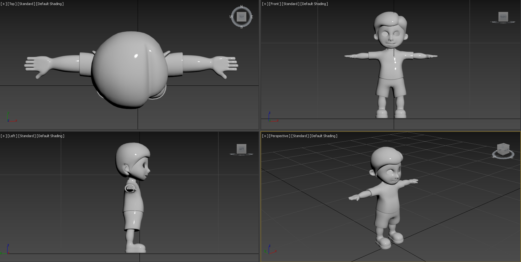 petit bébé 3d animation modèle impression stl 3D print model - Mito3D