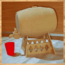 small barrel 05 household items practical gift 3d print model - Mito3D