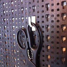 petit courbé crochet lidl powerfix outil mur organisateur outils manuels main cheville panneau perforé planche titulaire soutien 3d print model - Mito3D