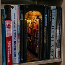 pequeña librería decorar tu art libro estante decorativos en miniatura 3d print model - Mito3D