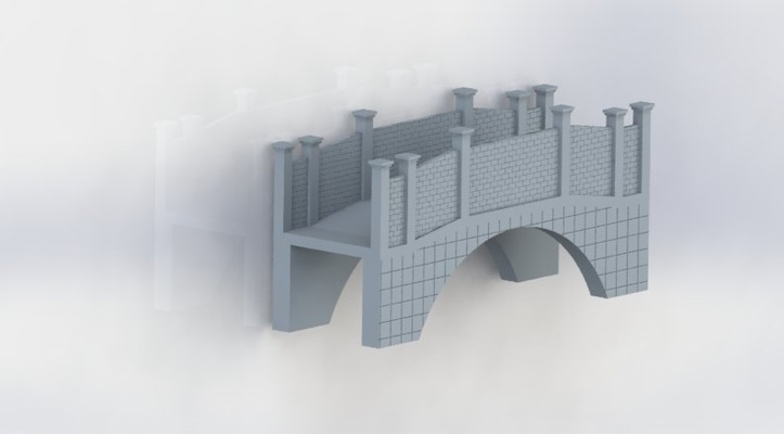 pequeno ponte arquitetura 3d print model - Mito3D