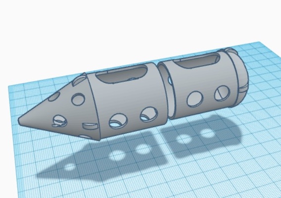 small burly bomb 3d print model - Mito3D