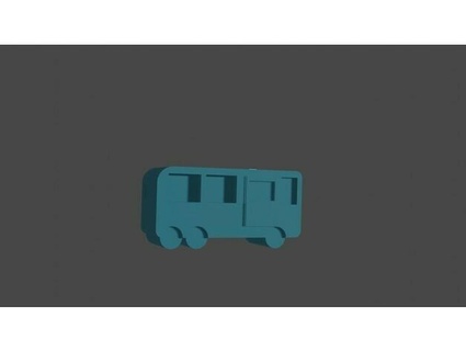 small bus sandbox Game game autobus car models 3d print model - Mito3D