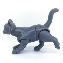 small cat bjd game bld toy jointed animal 3d print model - Mito3D