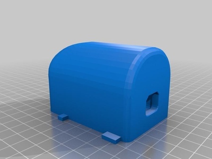 small cave 2 fish shrimp pets 3d print model - Mito3D