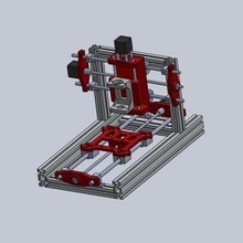 pequeno cnc desenhar pcb madeira máquina moagem Engenharia 3d print model - Mito3D