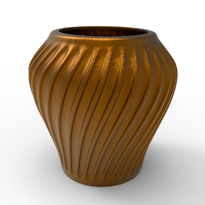 küçük karmaşık vazo gadget Sanat tencere 3D print model - Mito3D