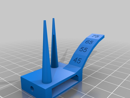 küçük soğutucu Ölçek köprü köprüleme hayran delik çıkıntı yazıcı tel çekme 3d baskı testler 3d print model - Mito3D