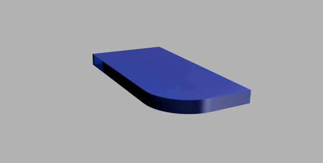 small corner shelf 3d print model - Mito3D