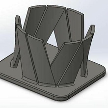 küçük Fincan Kulp destek 3d print model - Mito3D
