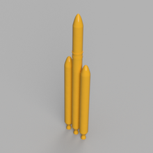 small delta iv heavy deltaiv deltaivmedium rocket simple space 3d_printing 3d print model - Mito3D