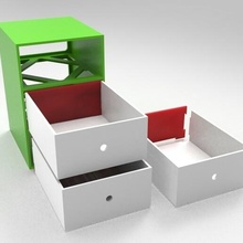 klein Schublade 3d print model - Mito3D