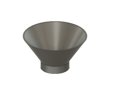 small funnel funnel stl 3d printing 3d design 3d design 3d funnel  3d print model - Mito3D