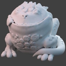 small funny monster toy 3d print model - Mito3D