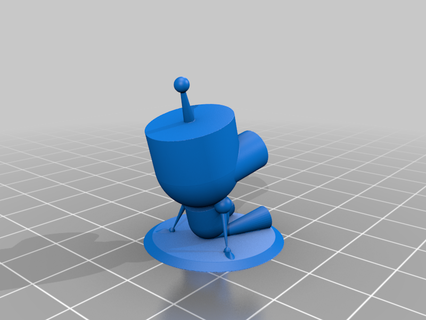 small gir print friendly invader zim model robots 3d print model - Mito3D