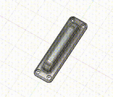 piccolo maniglia fienile stile porta presa apriscatole 3d print model - Mito3D