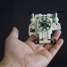 small humanoid robot gadget robotics tiny shuriken7 servo sensor mini micro jump gyroscope gesture flying flybot drone dc motor bluetooth balancing balance arduino accelerometer 3d print 3d print model - Mito3D