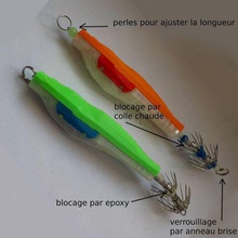 small jig various lure drop shot fishing cuttlefish squids cephalopods 3d print model - Mito3D