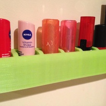 small lipstick holder home makeup organisation 3d print model - Mito3D