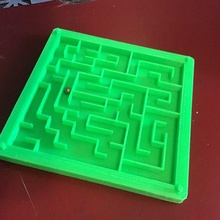 pequeno Labirinto coster Tamanho 3d print model - Mito3D