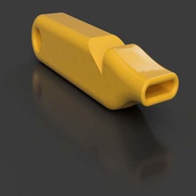 petite minimaliste coup de sifflet jeu jouet des sifflets les sports sport la sécurité d'urgence 3d print model - Mito3D