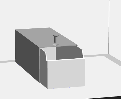 pequeno partes armazenamento caixa organizador 3D print model - Mito3D