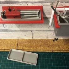 piccolo parti vassoio parete montare Conservazione utensili officina 3d print model - Mito3D
