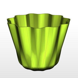 small planter pot stl file 3d printing window cute print indoor plant 3d print model - Mito3D