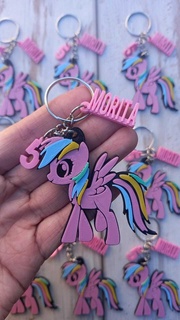 small pony keychain little pony keychain pony keychain souvenir pony keychain  3d print model - Mito3D