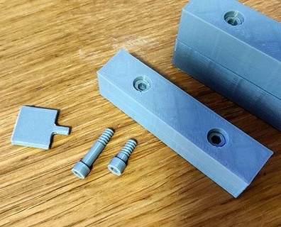 small printable bolt system hex part tool 3d printing 3d print model - Mito3D