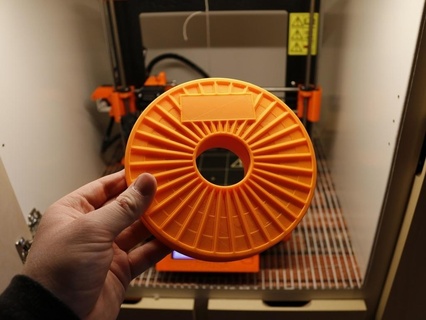 small printable filament spool fully 3d printer accessories 3d print model - Mito3D