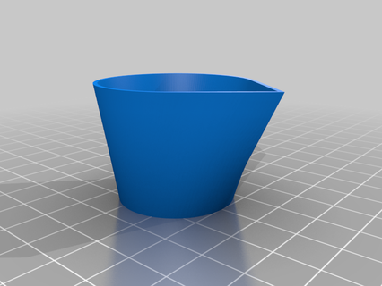 small resin pouring cup cup epoxy resin pouring cup resin diy tools makers  3d print model - Mito3D