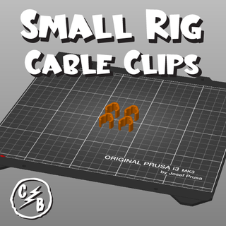 small rig magic arm cable clip 3d print model - Mito3D