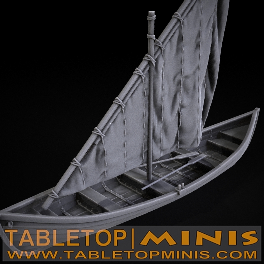 petit voile bateau 3D print model - Mito3D