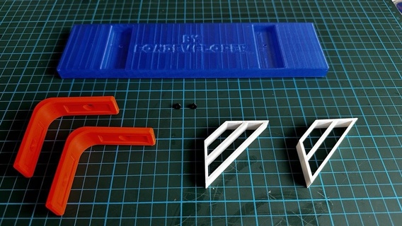 small shelf 238x64 mm 3d print model - Mito3D