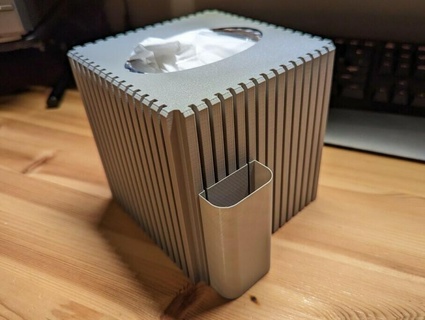 small side bin vase mode tissue box containers organization storage 3d print model - Mito3D
