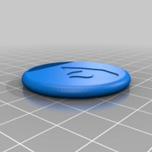 o küçük basit komedi-el Anahtarlık takı oyun komik facebook kolay komedi 3d print model - Mito3D