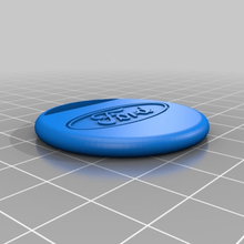 small simple ford keyring jewelry keychains 3d print model - Mito3D