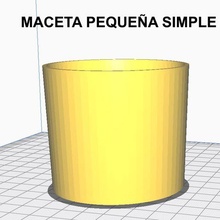 small simple pot 3d print model - Mito3D