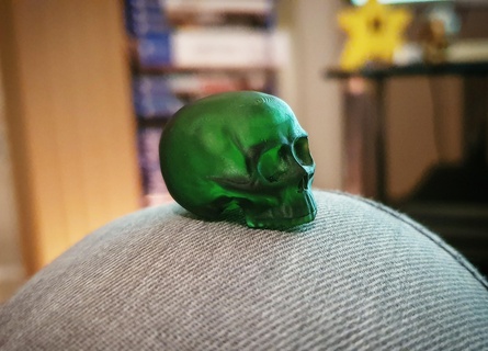 petit crâne portion tête Humain crânes sla modèles 3d print model - Mito3D