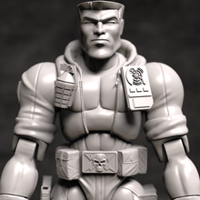 küçük asker yonga tehlike oyuncak askerler 3d print model - Mito3D
