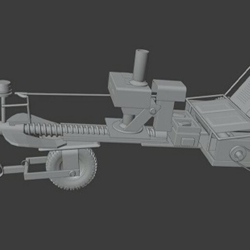 small soldiers chip hazards jack hamer archer commando elite hazard gorgonites vehicle car toy figure 3D print model - Mito3D