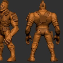 small soldiers nick nitro commander elite commando gorgonites toy figure 3d print model - Mito3D