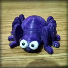 small spider game cartoon kawaii halloween tiny insect toy 3d print model - Mito3D